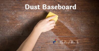 Dust baseboard